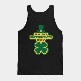 SAINT PATRICKS DAY SHAMROCK! Tank Top